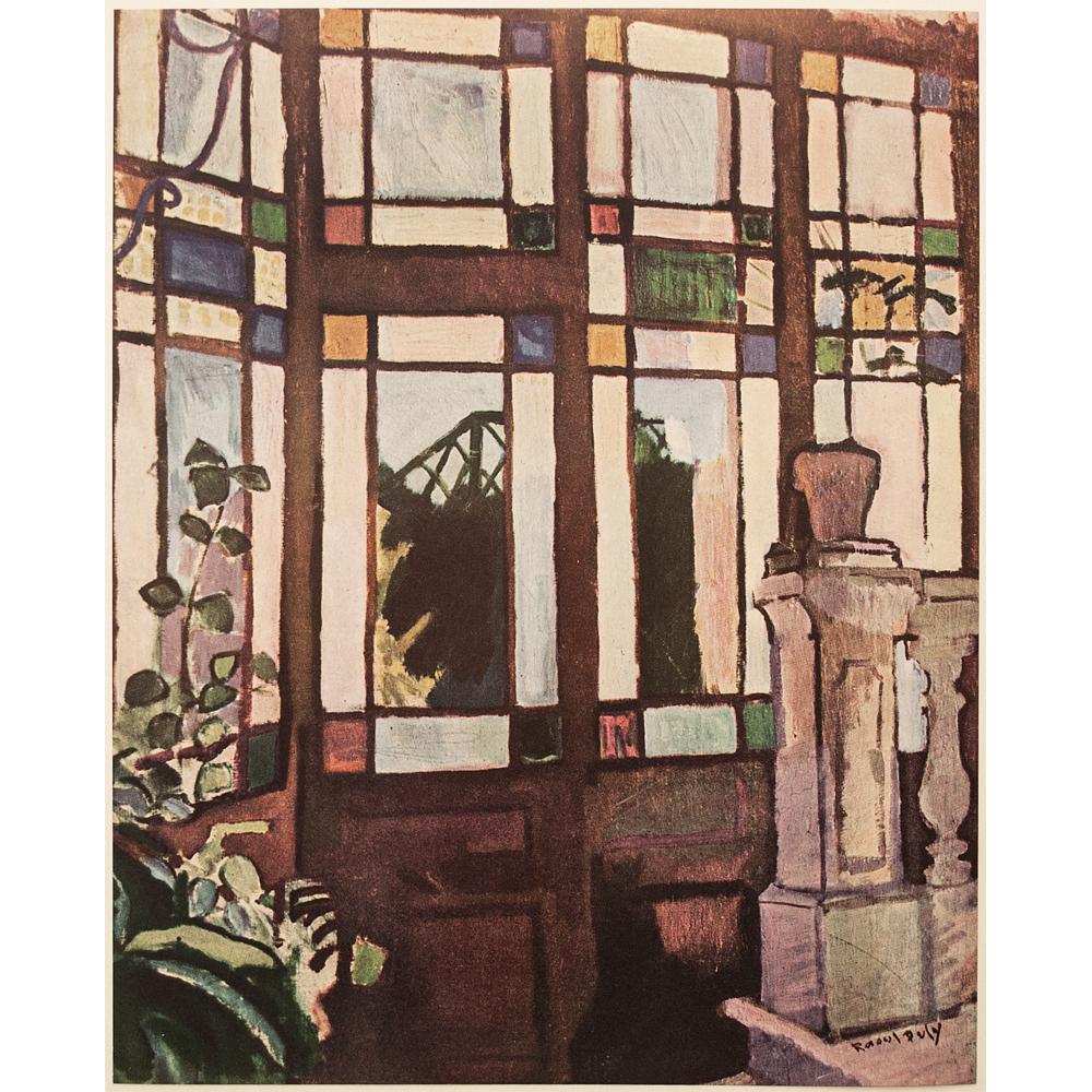 Raoul Dufy Lithograph | Window with Colored Panes | Golden Rule Gallery | Excelsior, Minnesota