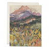 Wildflower Mountain Birthday Card