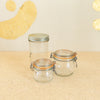 Rounded French Glass Storage Jar with Airtight Rubber Seal | Golden Rule Gallery | Excelsior, MN