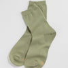 Sage Green Baggu Crew Socks