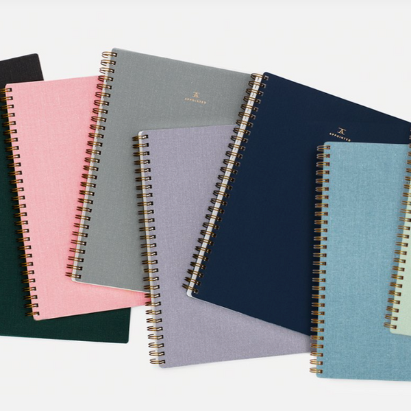 Appointed Workbooks in a Variety of Colors