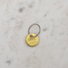 Sing Out Stamped Brass Key Chain Handmade at Golden Rule Gallery in MN