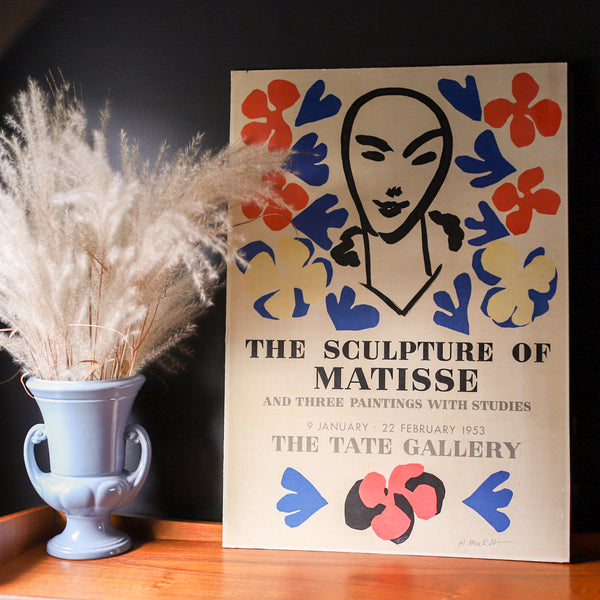 The Tate Gallery | Vintage Matisse Exhibition Poster | Golden Rule Gallery | Art Dealer | Vintage Art Collection | Minnesota