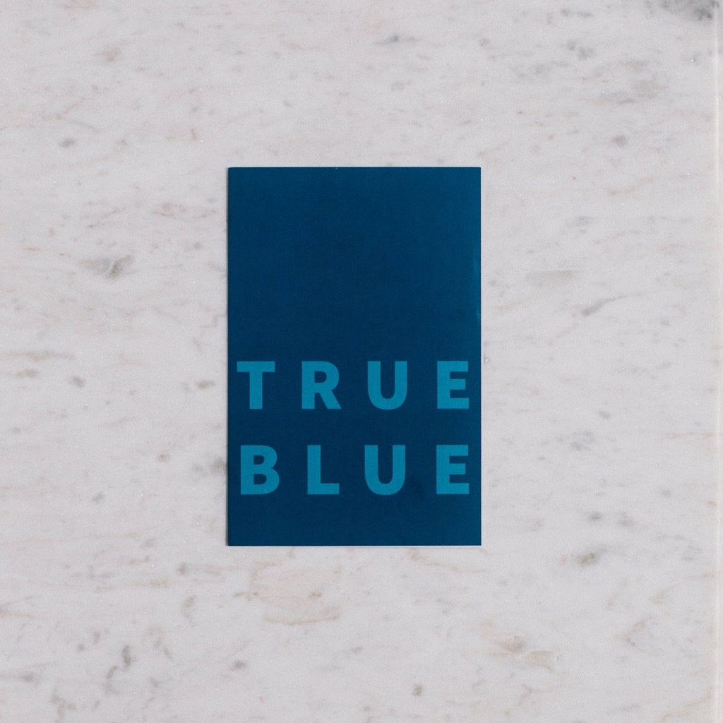 True Blue Postcard at Golden Rule Gallery