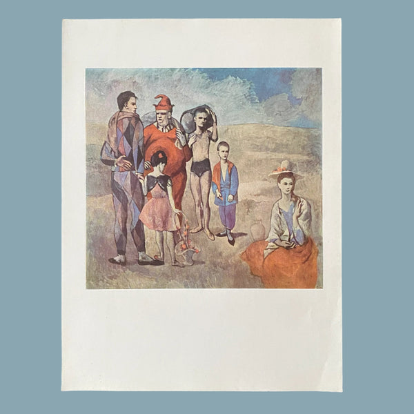 Vintage 1940s Picasso “Family of Saltimbanques” Art Print