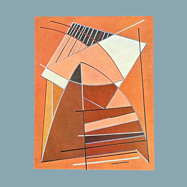 Vintage 1960 Alberto Magnelli "Miscellaneous Forms" Swiss Art Plate