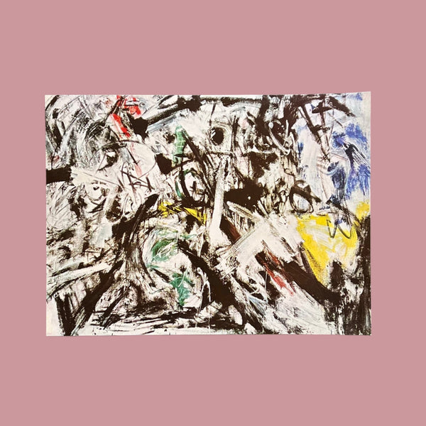 Vintage 1960 Emilio Vedova "Image of Time, No. 6 V" Swiss Art Plate