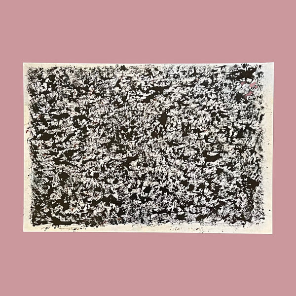 Vintage 1960 Henri Michaux "India Ink" Swiss Art Plate