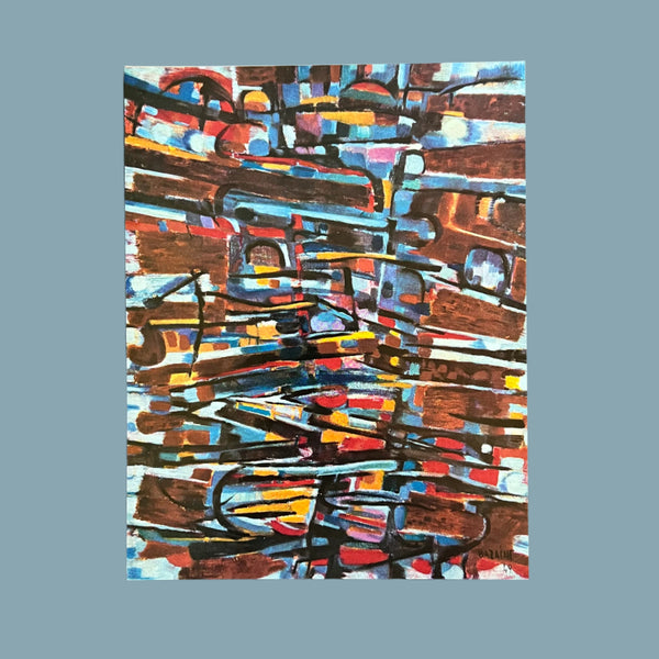 Vintage 1960 Jean Bazaine "Child and the Night" Swiss Art Plate