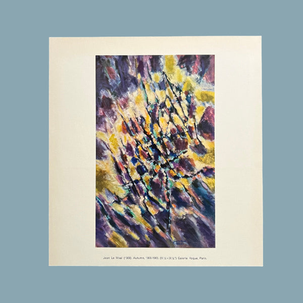 Vintage 1960 Jean Le Moal "Autumn" Swiss Art Plate