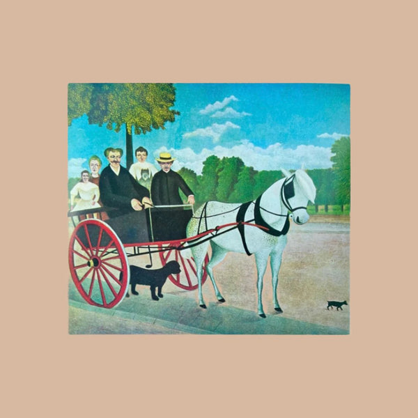 Vintage 1962 Henri Rousseau "The Cart of Père Juniet" Art Print available for sale at Golden Rule Gallery in Excelsior, Minnesota