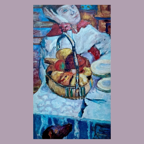 Vintage 1962 Pierre Bonnard "Woman with Fruit" Art Print
