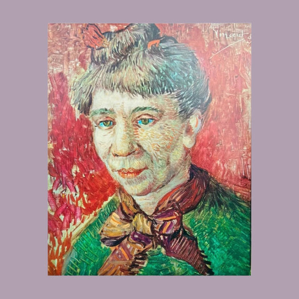 Vintage 1962 Van Gogh "Head of a Woman" Art Print