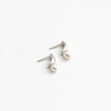 Wolf Circus Jewelry | Betsy Pearl Earrings | Silver Minimal Earrings | Excelsior, MN | Golden Rule Gallery | Jewelry | Earrings