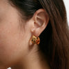 Wolf Circus Jewelry | Ciara Hoop Earrings | Gold Statement Earrings | Excelsior, MN | Golden Rule Gallery | Jewelry | Earrings