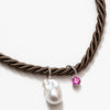 Wolf Circus Lorenza Necklace in Brown and Pink at Golden Rule Gallery