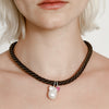 Wolf Circus Lorenza Necklace in Brown and Pink