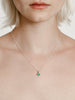 Green Emerald Nina Silver Necklace by Wolf Circus at Golden Rule Gallery