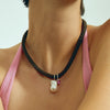 Wolf Circus Lorenza Necklace in Brown and Pink at Golden Rule Gallery