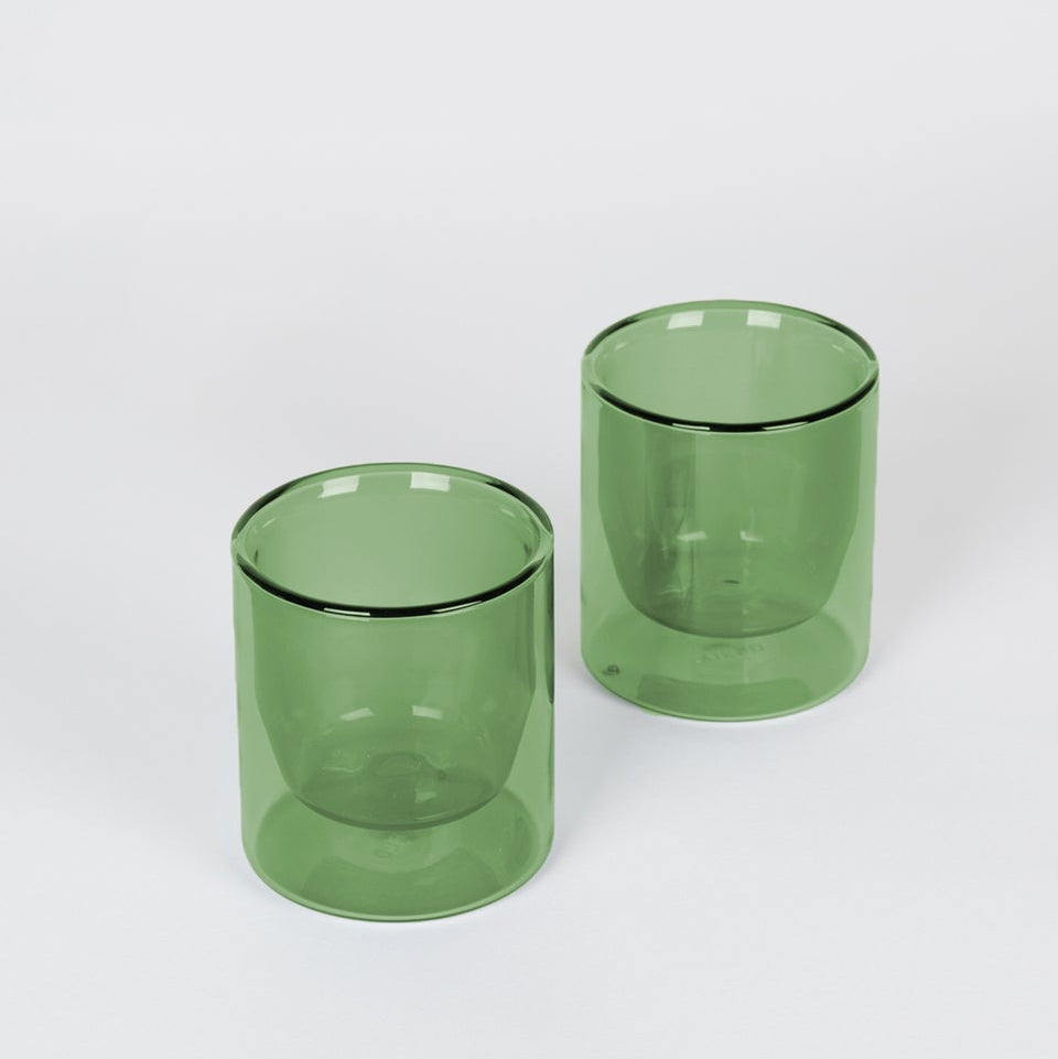 YIELD Double Wall Glasses in Green 