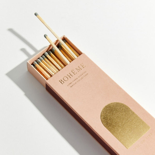 Seraphina Scented Matchsticks | Fragrant Matchsticks | Scented Matches | Golden Rule Gallery | Scented Long Matches for Candles | Boheme Fragrances | Excelsior, MN | Candles | Home