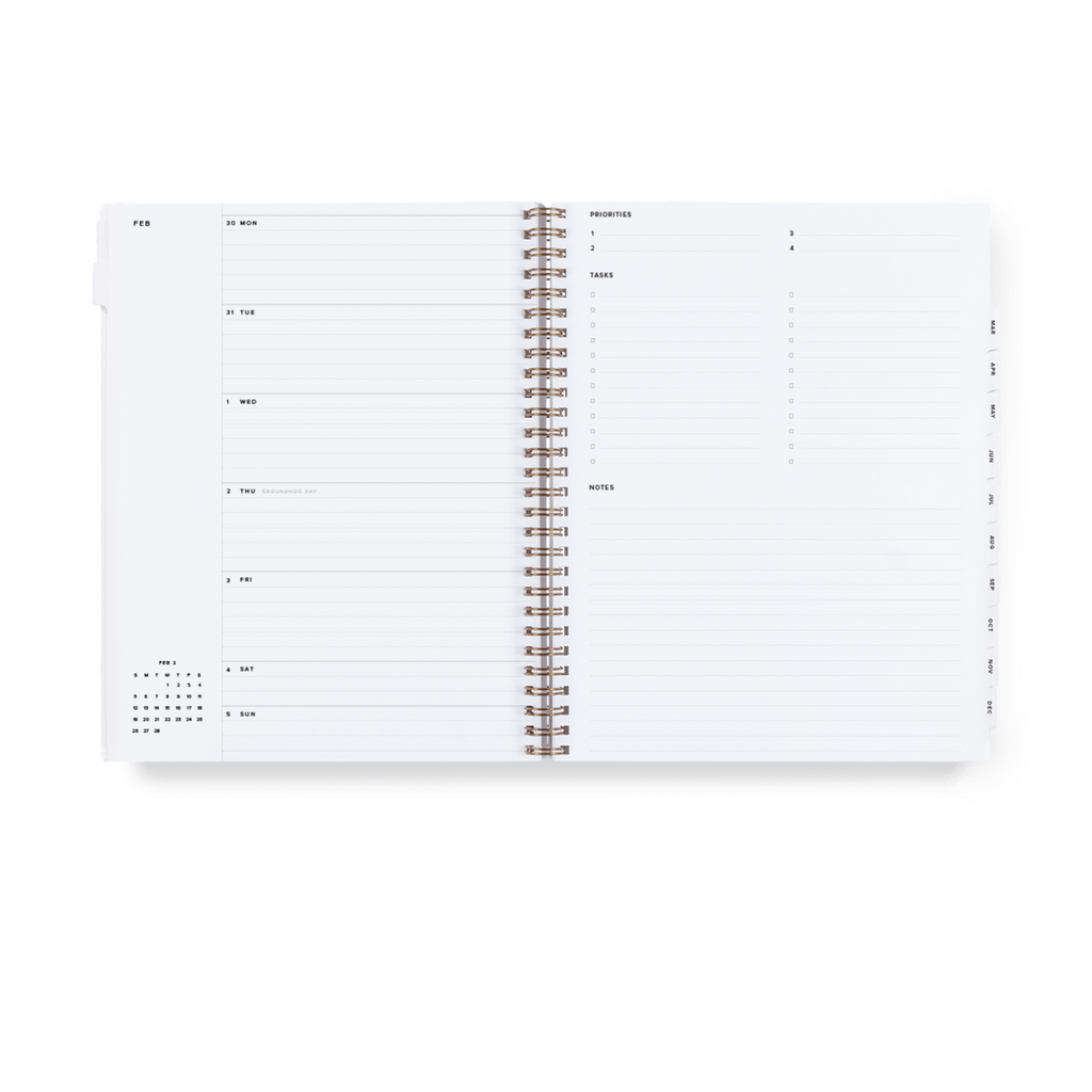 Appointed Planner | Lavender Grey 2023 Year Planner | Yearly Task Planner | 2023 Agenda | Office | Golden Rule Gallery | Appointed | Excelsior, MN