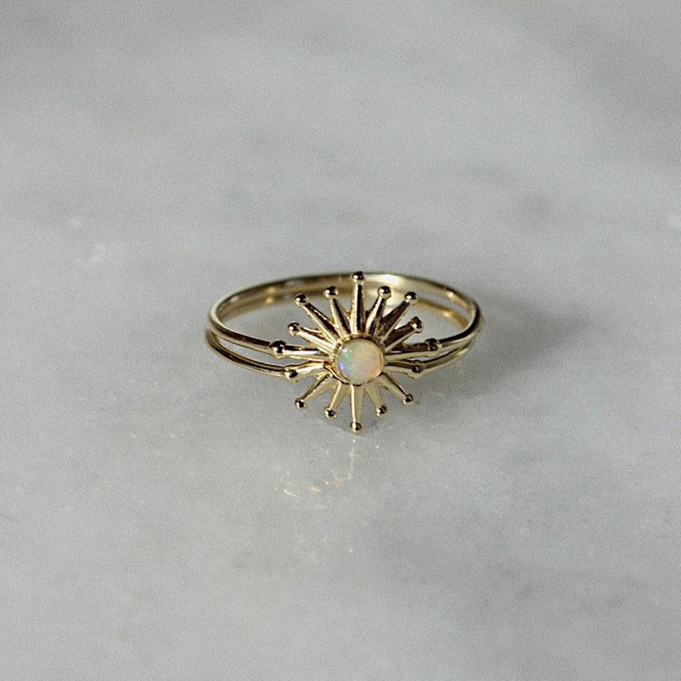 Gold Stacked Ring Set by I Like It Here Club at Golden Rule Gallery in Excelsior, MN