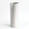 Tall Ribbed Pitcher in White | Archive Studio | Golden Rule Gallery | Ceramic Pitcher | Excelsior, MN