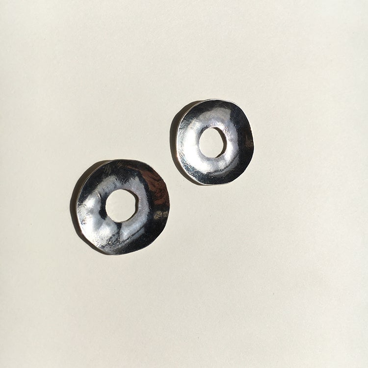 Ahl Earrings in Sterling Silver at Golden Rule Gallery in Excelsior, MN