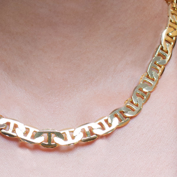 Retro Chain Necklace | Gold | Golden Rule Gallery | Excelsior, MN |