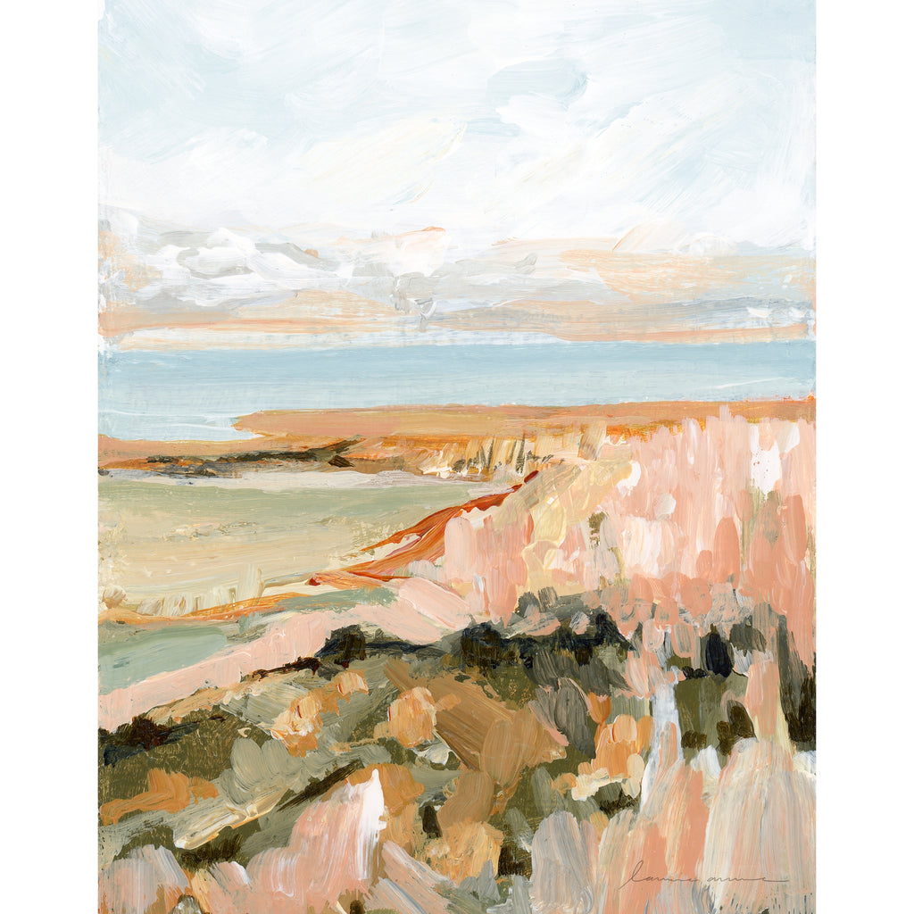 October Sea Canvas Print by Laurie Anne Art