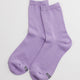 Lavender Purple Baggu Crew Socks at Golden Rule Gallery