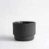 Cappuccino Cup In Dark Gray | Archive Studio | Home Ceramics | Stoneware | Golden Rule Gallery | Excelsior, MN