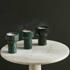 Como Tealight and Taper Candle Holder | Aaron Probyn | Forest Green Holder | Golden Rule Gallery | Excelsior, MN |
