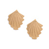 Deco Shell Vintage Earrings | Michelle Starbuck designs | Golden Rule Gallery | Excelsior, MN
