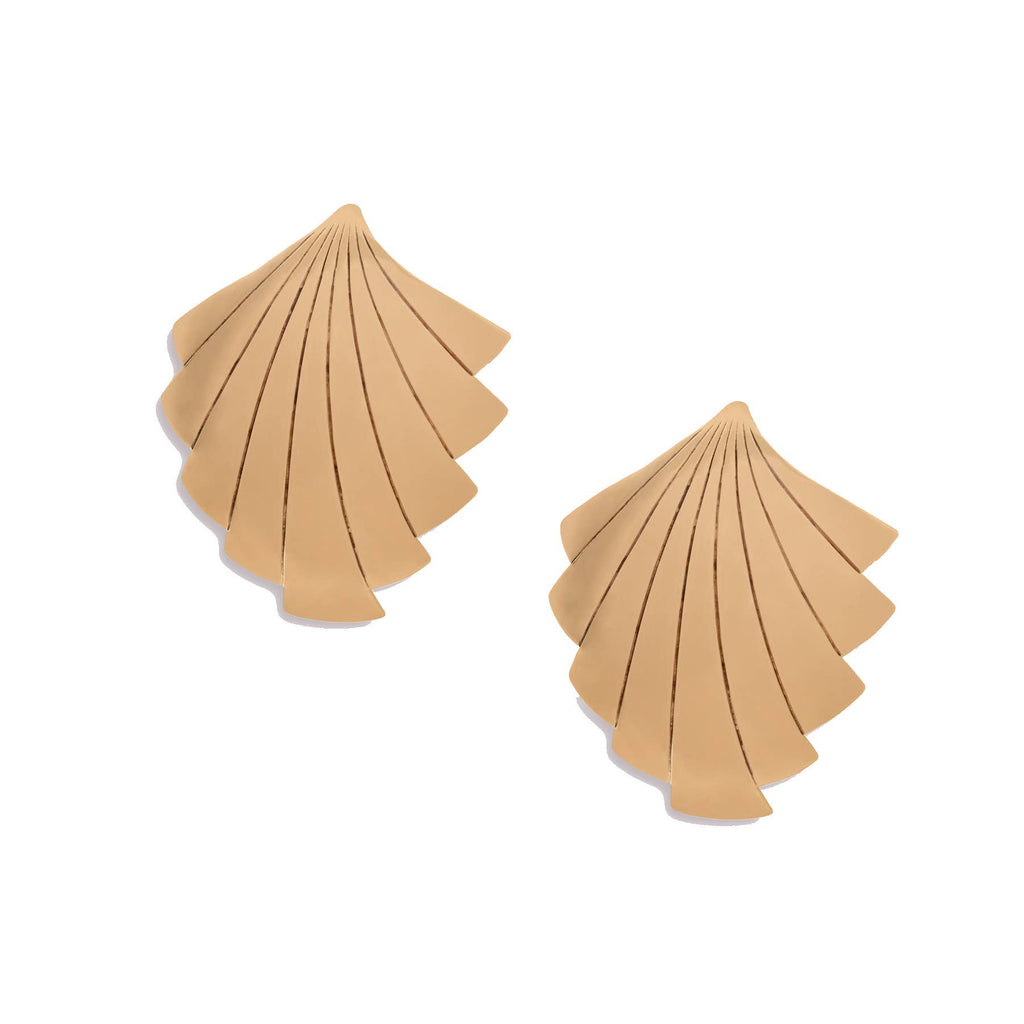 Deco Shell Vintage Earrings | Michelle Starbuck designs | Golden Rule Gallery | Excelsior, MN