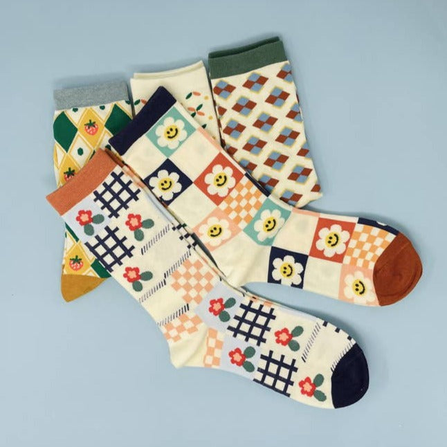 Cotton Socks | Fun Patterns | Rainbow Unicorn Birthday Surprise | Golden Rule Gallery | Excelsior, MN |