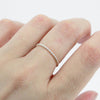 Dainty Stacking Silver Beaded Whisper Ring by Everthine at Golden Rule Gallery in Excelsior, MN