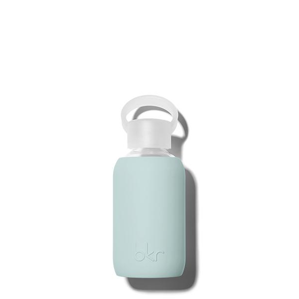 Baby Blue Silicone and Glass Water Bottle | Bkr Water Bottles in James | Golden Rule Gallery | Excelsior, MN | Accessories | Eco 