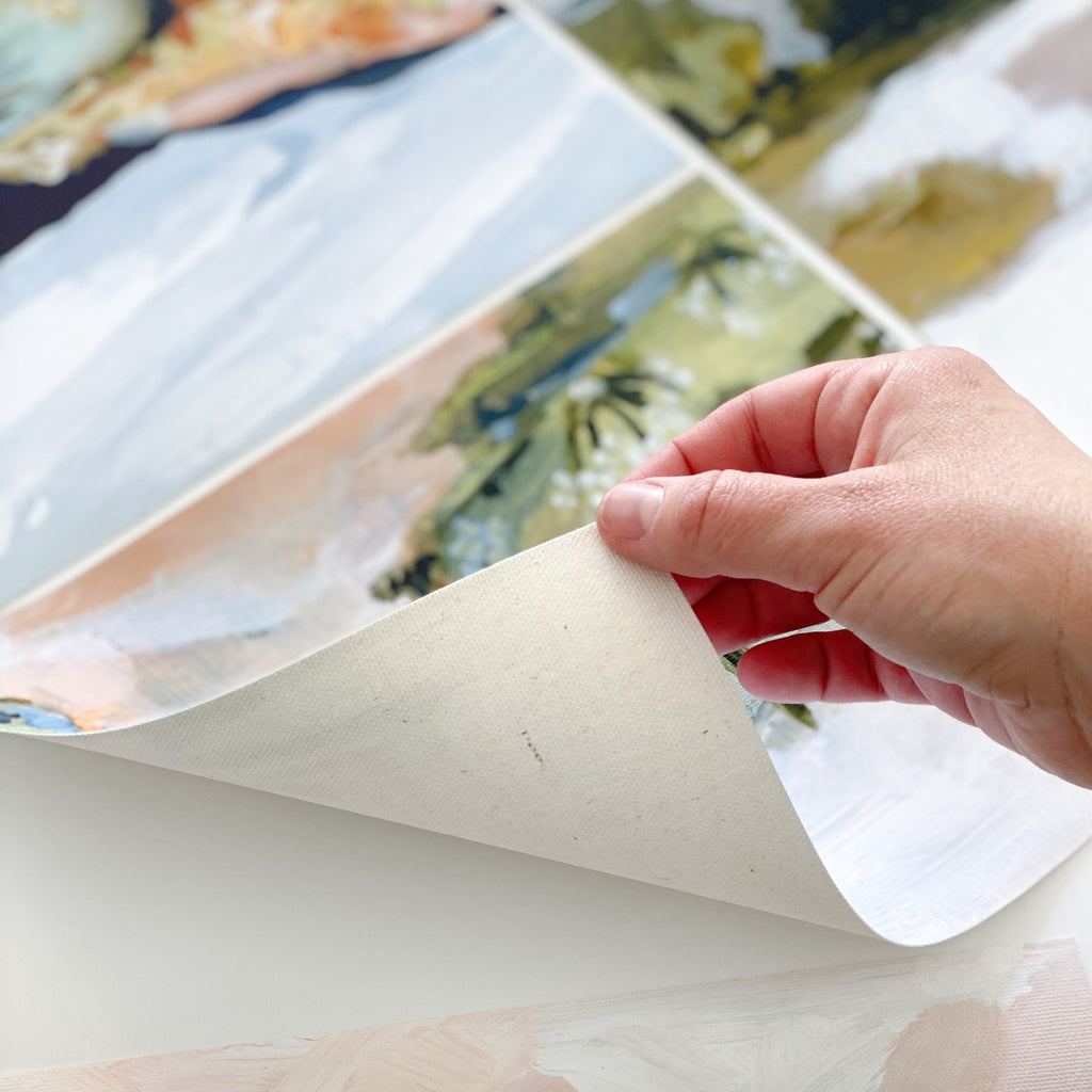 Fine Art Landscape Print | Canvas Print | Golden Rule Gallery | Laurie Anne Art | Excelsior, MN | Casa Brava Landscape Impressionist Art Print | 8x10 Landscape Prints