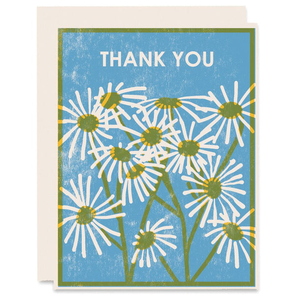 Daisy Flower Thank You Card