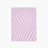 Object Blank Notebook in Lavender Warp Check by Poketo