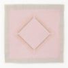 Pink With Peach Diamond Art Print | Pink Archival Fine Art Print | 20" x 20" Abstract Art Prints | Emily Keating Snyder Art | Golden Rule Gallery | Excelsior, MN | Geometric Art Prints | Muted Pink Diamond Mid-Century Modern Art Print