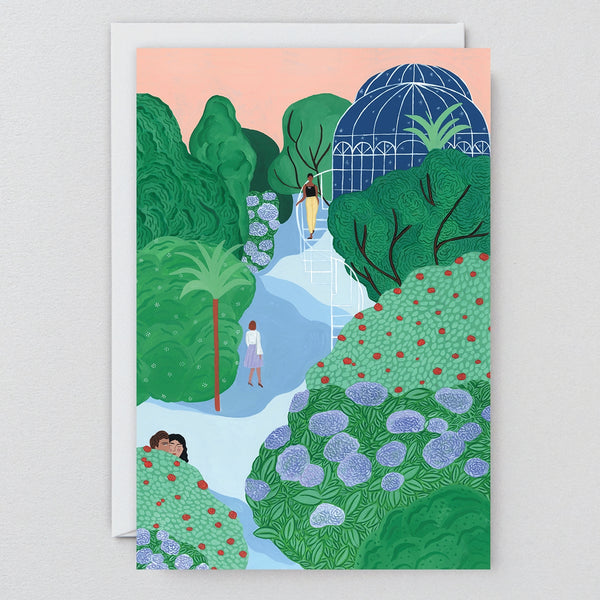 The Detour Art Card | Garden Greeting Card | Garden Scenery Art Card | Wrap Magazine Cards | Golden Rule Gallery | Wrap | Cards | Excelsior, MN