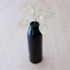 Black Vase and Candle Holder at Golden Rule Gallery