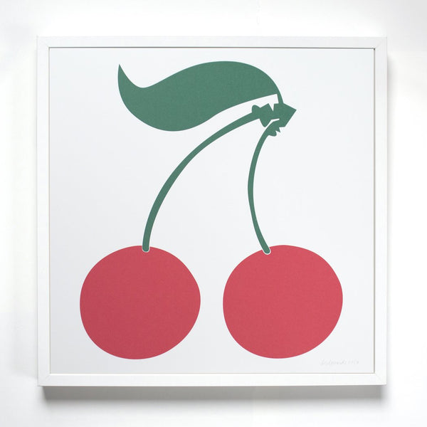 Cherries Art Print | Banquet Workshop | Clean Aesthetic | Fruit Portraits | Golden Rule Gallery | Excelsior, MN