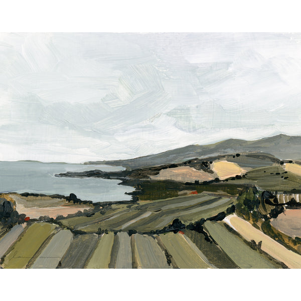 Fine Art Landscape Print | Canvas Print | Golden Rule Gallery | Laurie Anne Art | Excelsior, MN | French Coast Landscape Impressionist Art Print | 8x10 Landscape Prints