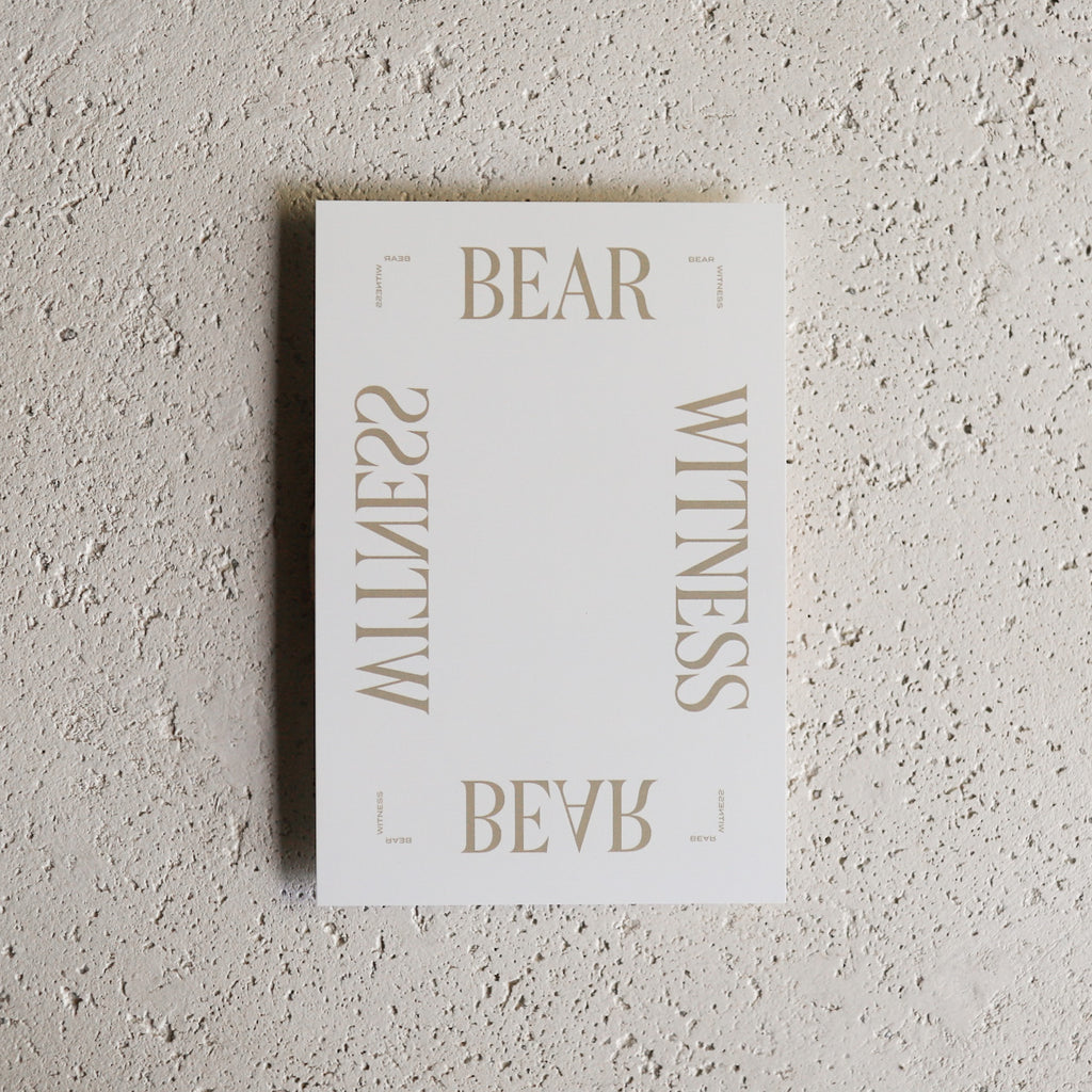 Bear Witness by Francine Thompson in Cream