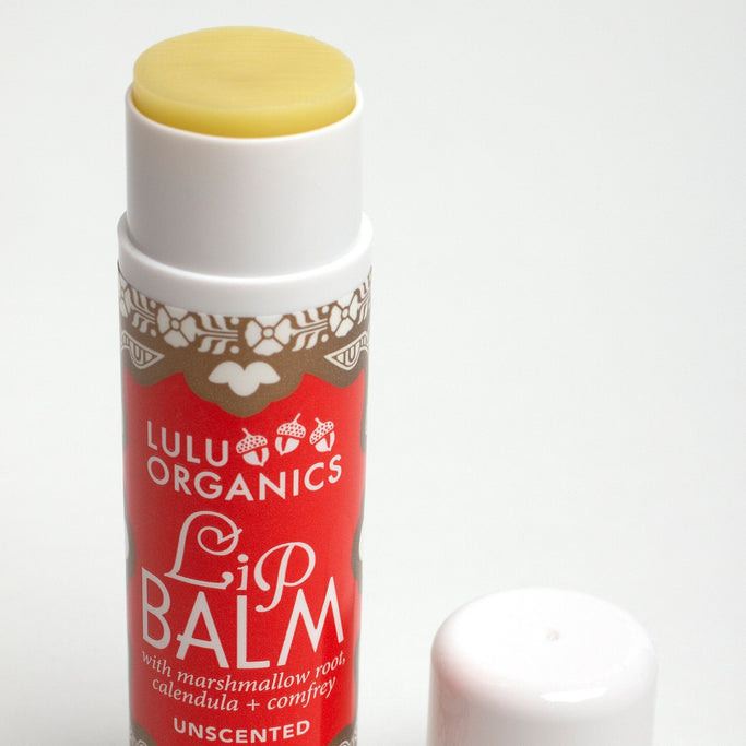 Unscented Organic Lip Balm | LULU ORGANICS Chapstick | Organic Lip Balm | Golden Rule Gallery | Excelsior, MN