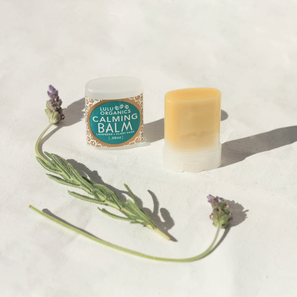 Calming Lavender Scented Balm by Lulu Organics at Golden Rule Gallery in Excelsior, MN